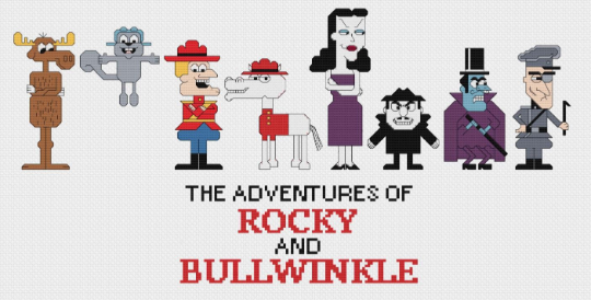 Rocky and bullwinkle characters deals