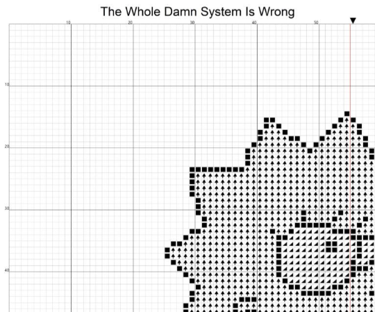 Steamed Hams the Simpsons PDF Cross Stitch Pattern 