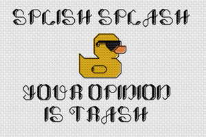 Splish Splash Your Opinion Is Trash - Gay, Trans, Traditional