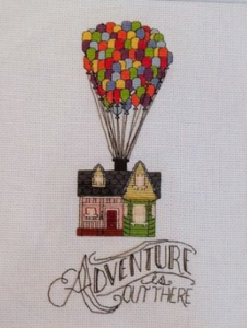 Adventure Is Out There Cross Stitch Pattern