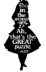 Alice in Wonderland Silhouette