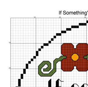 If Something's Hard To Do Then It's Not Worth Doing - PDF Cross Stitch Pattern