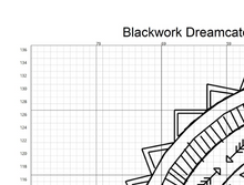 Blackwork Embroidery Dreamcatcher PDF pattern