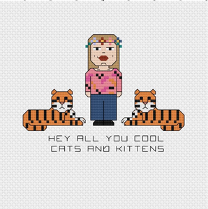 Tiger King - PDF cross stitch pattern