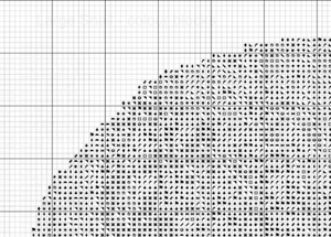 Large Snail Cross Stitch Pattern - PDF
