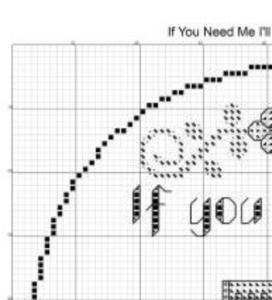 If You Need Me I'll Be In The Refrigerator - PDF Cross Stitch Pattern