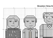 Brooklyn Nine-Nine Cross Stitch PDF Pattern