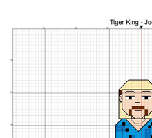 Tiger King - PDF cross stitch pattern