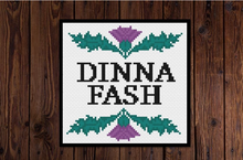 Dinna Fash Cross Stitch Pattern