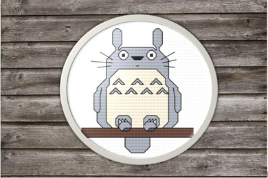 My Neighbour Totoro cross stitch pattern PDF