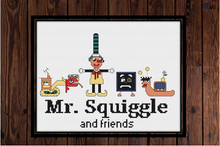 Mr Squiggle and Friends Cross Stitch Pattern