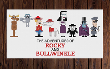 The Adventures of Rocky and Bullwinkle Cross Stitch Chart - PDF Only